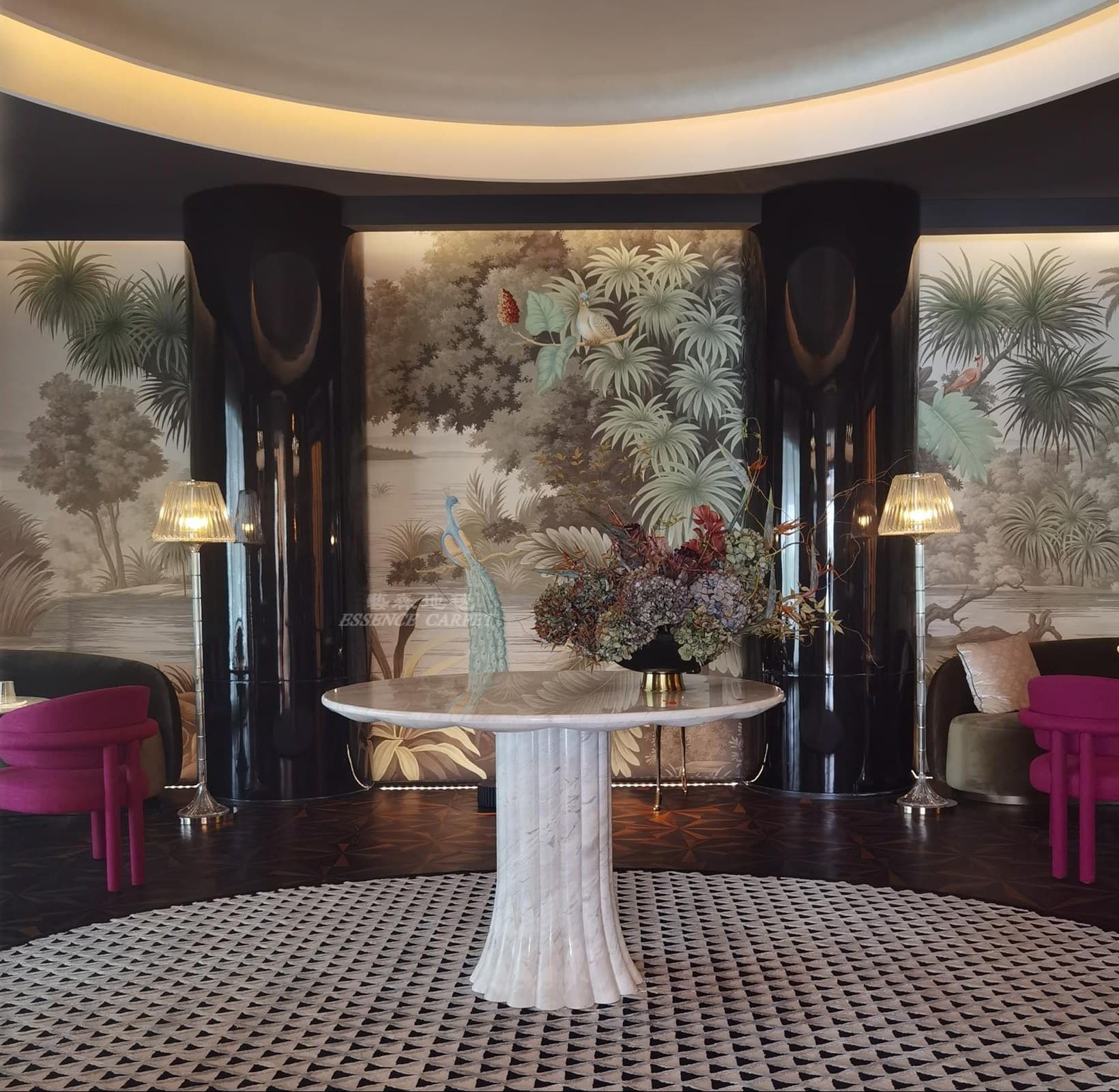Waldorf Astoria Shanghai Qiantan carpet installation