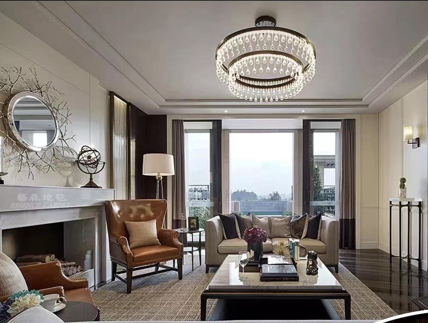 Guangzhou Tianhe Villa Residences carpet installation